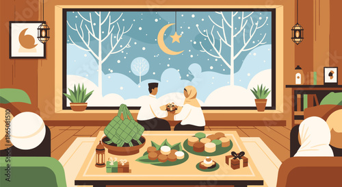 Festive Ramadan Gathering A Couples Iftar Celebration.