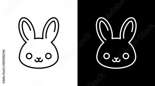Tiny Bunny Icon For Design Elements