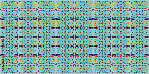 Op-art retro pattern, optical illusion lines and waves, black and cream palette with accent colors, 1960s modern art influence