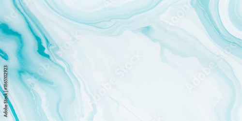Minimalist cyan and teal fluid art background with smooth organic shapes and pastel transitions, designed for high-quality printing, textiles, and app interfaces.