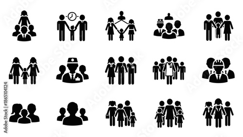 family silhouettes collection