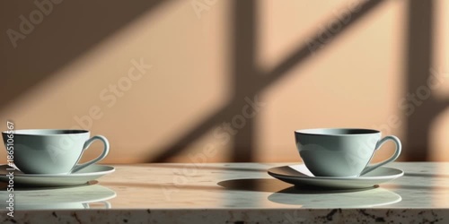 cup of coffee on wooden table