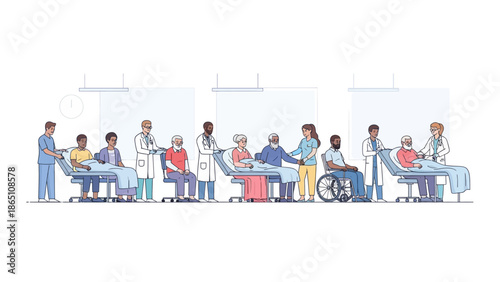 Diverse Group of People Working Together.