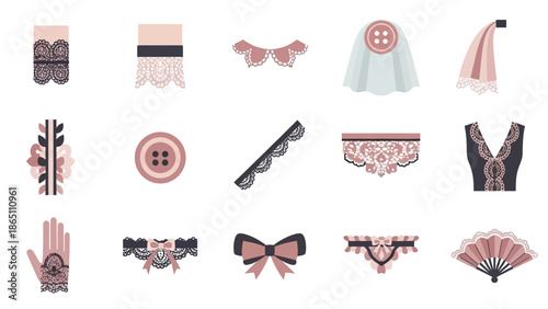 Fashion Accessories and Clothing Embellishments Collection.
