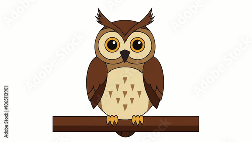 Owl S Page With Big Eyes.