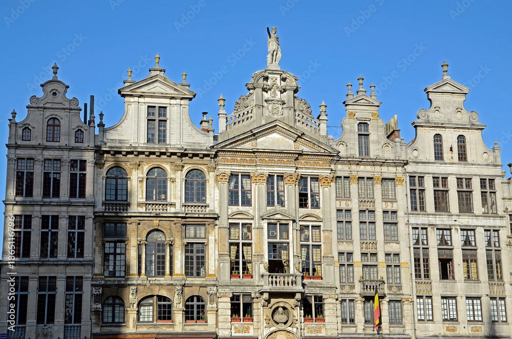 Fototapeta premium la Grand Place; patrimoine mondial de l'UNESCO; Bruxelles; Belgique