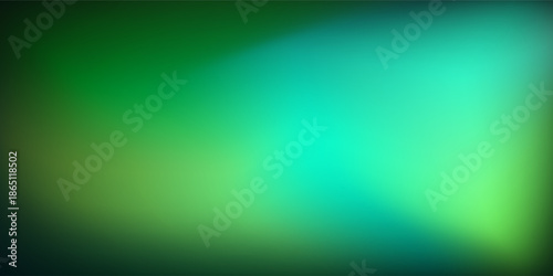 Abstract gradient with green color gradient in black background design texture