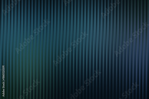 Cool dark teal and deep blue vertical fluting creates a sophisticated, moody texture suitable for corporate branding or technological presentations.