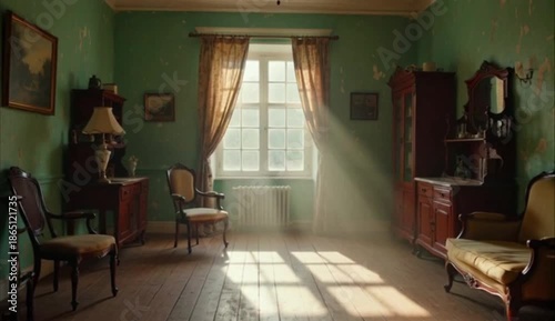 interior of an old house