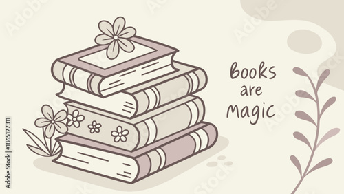 hand drawn vector illustration of a book