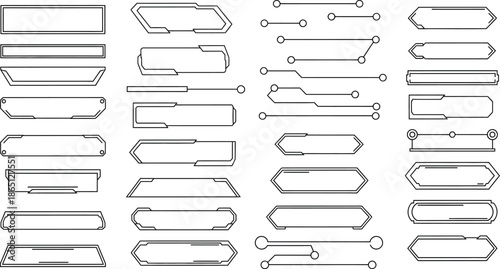 futuristic user interface design elements