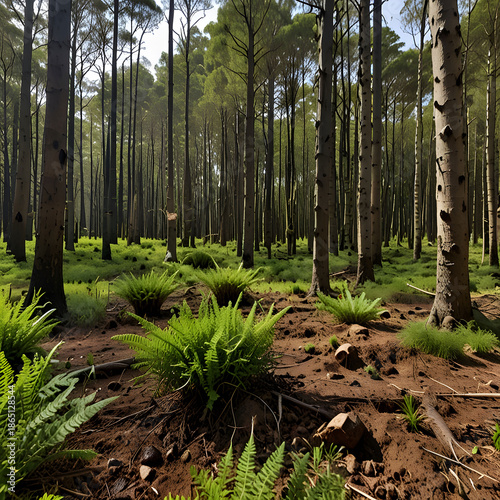 Forest Regeneration New Life on Environm