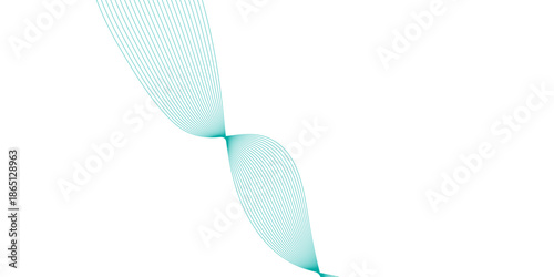 Vector illustration of a blue gradient kitchen knife isolated on white background with a motion wave line design for a web business banner backdrop