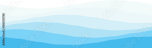 Abstract wave pattern featuring layered blue hues, perfect for backgrounds and modern design themes.