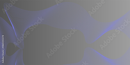 Abstract digital wavy lines on backgound with place for text. Tamplate for web banner, landing page, presentation, postcard, prints, poster.