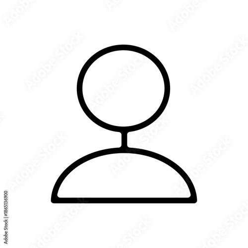 vector icon of a person