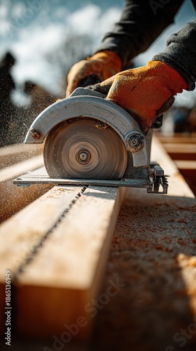 Professional Metalworker Grinding Steel with Intense Sparks