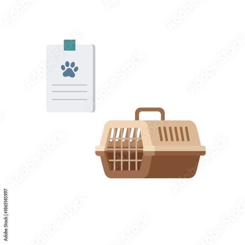 Pet Care and Animal Home Accessories Set with Pet Bed and Dog House