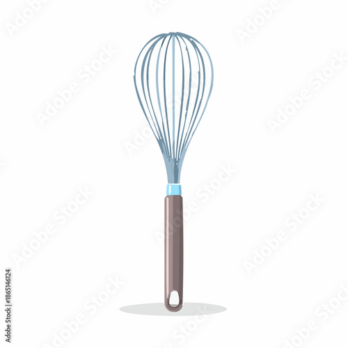 A simple, elegant illustration of a kitchen whisk, perfect for cooking and baking projects
