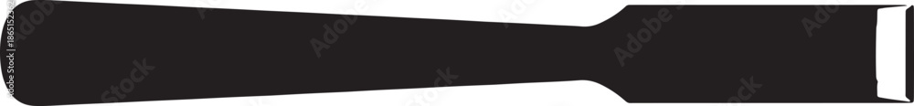 Obraz premium Black silhouette of a megaphone on a white background speaker sound announcement