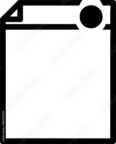 Simple line art headset with microphone