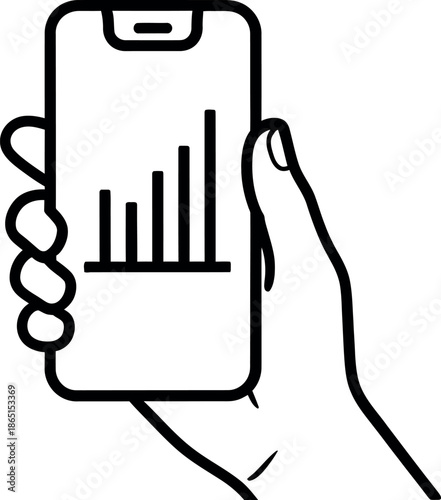 Simple document icon with hole