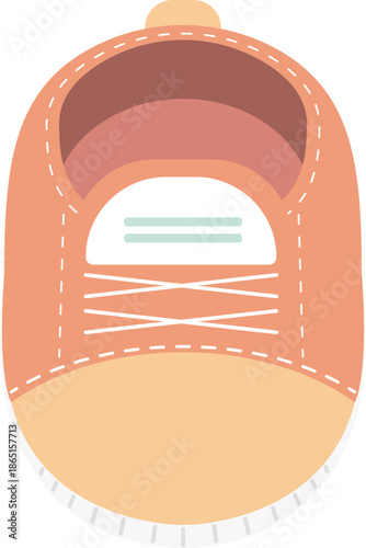 baby sneakers illustration