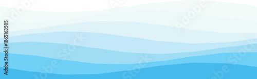 Abstract design featuring layered blue waves, ideal for modern background use and design elements.