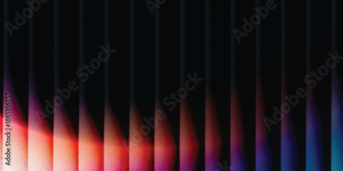 Ribbed glass background with abstract waves and glossy gradient texture. decorative patterns. abstract grainy background, noise texture poster header banner cover