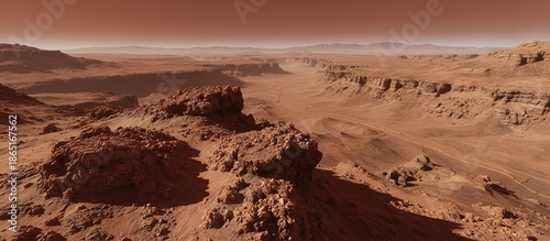 Wallpaper Mural mars landscape - nature photography concept  Torontodigital.ca