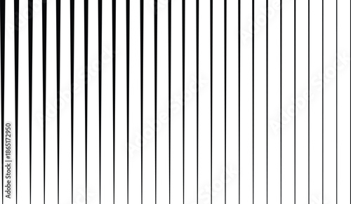 Minimalistic design featuring vertical black and white stripes, ideal for backgrounds or design projects.