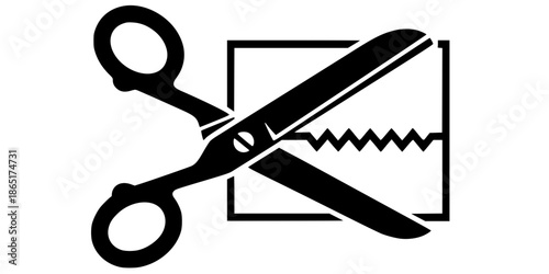 Professional Fabric Shears Tailor Scissors Silhouette