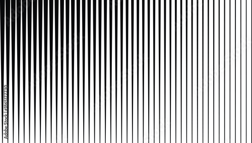 A pattern of vertical black and white stripes creating a minimalistic backdrop for creative designs.