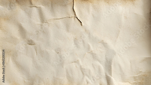 A white, cracked texture background with a subtle, natural pattern. brown background with blank space. Brown crumpled paper. 