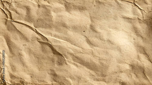 Brown old paper crumpled texture background