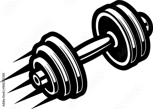 set of dumbbell