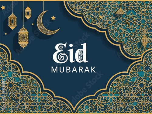Ramadan Kareem Decorative Islamic Background Vector for Poster and Banner