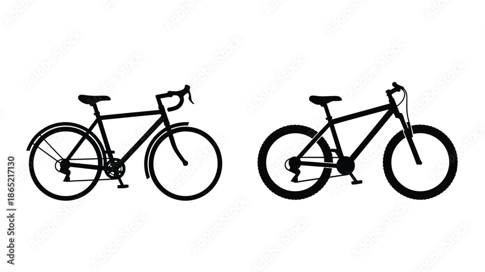 Fototapeta premium Two speedometers displaying readings one showing a higher value silhouette