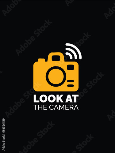 Camera Lens Viewfinder Optics and Visual Focus Perspective Graphic Element