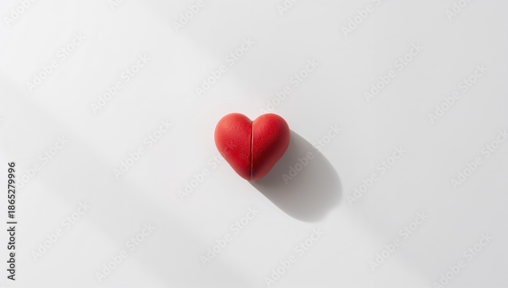 Fototapeta premium Clay shooting target and shotgun shell designed as a heart for firearms practice, sports safety