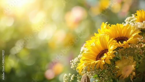 Close-up of yellow flower, ideal for botanical backgrounds, Earth Day