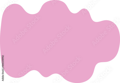 Organic shape vector. Abstract irregular random blob isolated on white background