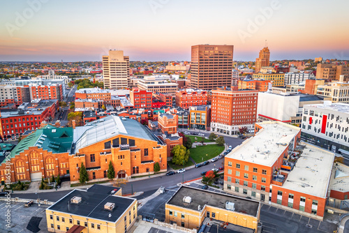 Tableau sur toile Syracuse, New York, USA Downtown 4018