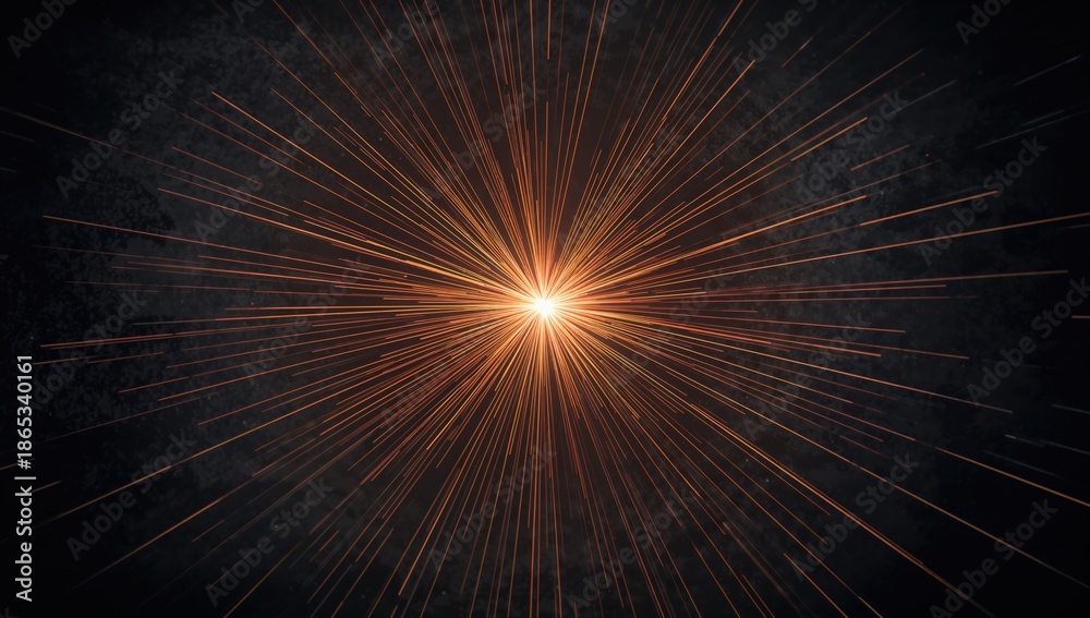 Fototapeta premium Bright streaks of light over a pandemic scene, designed for festive background use