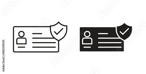 KYC icons symbol. Simple, flat design for web or mobile app