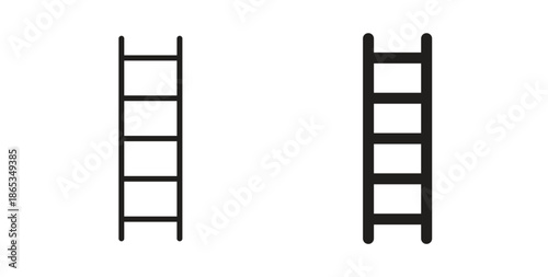 Ladder icons symbol. Simple, flat design for web or mobile app