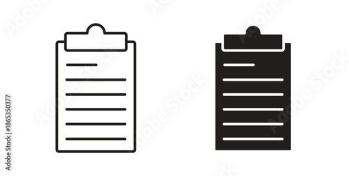 List icons symbol. Simple, flat design for web or mobile app