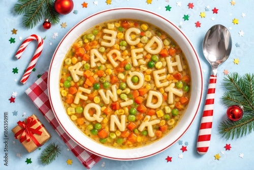Holiday-inspired colorful a...