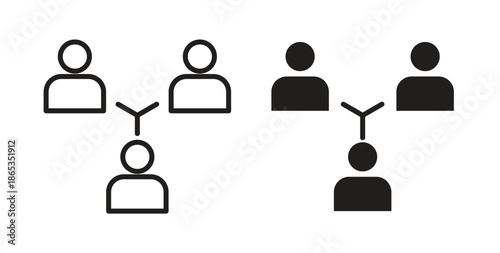 Mediator icons symbol. Simple, flat design for web or mobile app