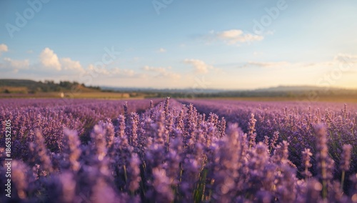 Lavender flowers in full bl...